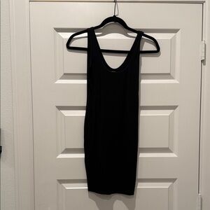 Oh Polly Classic Black Midi Dress